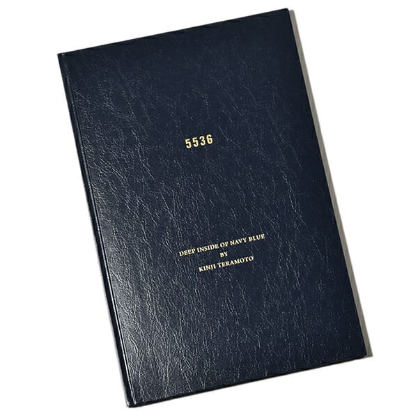 サイン入り】5536 DEEP INSIDE OF NAVY BLUE BY KINJI TERAMOTO