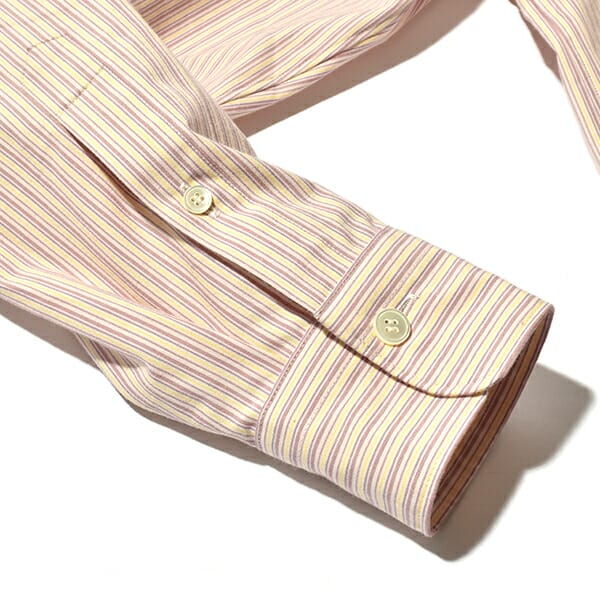 LENO リノ BAND COLLAR SHIRT STRIPE バンドカラー ストライプ LENO リノ BAND COLLAR SHIRT STRIPE バンドカラー ストライプ