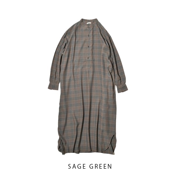 LENO リノ BAND COLLAR PULLOVER DRESS バンドカラー プル