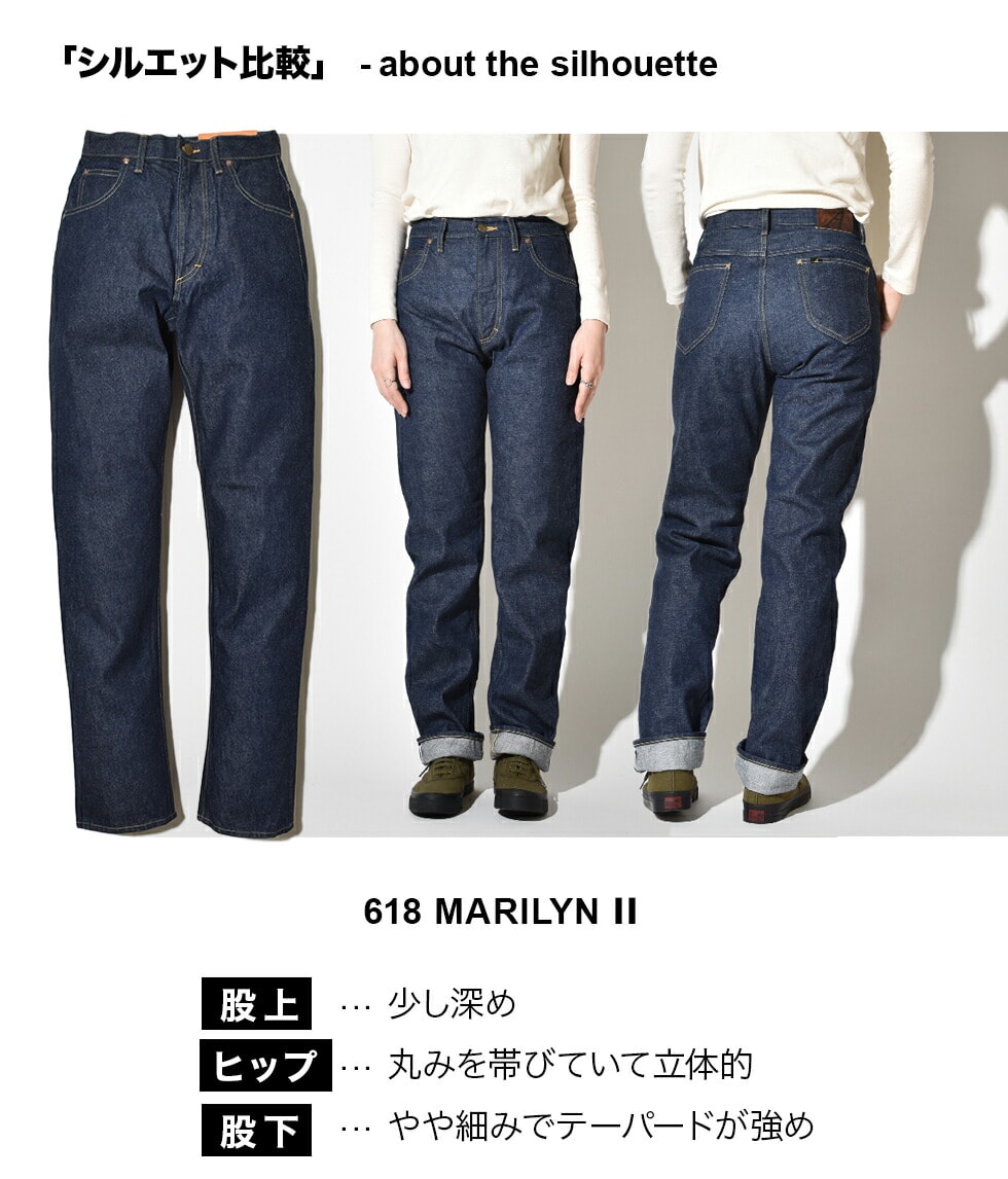 アナトミカ マリリン 2 デニムパンツ ジーンズ ANATOMICA 618 MARILYN