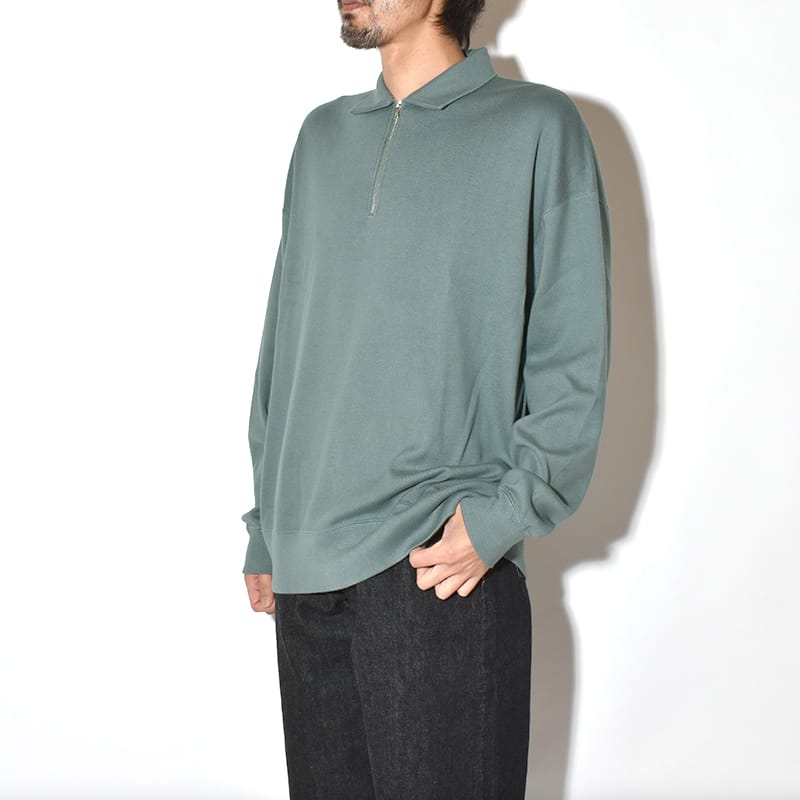 30％OFF SALE セール】LENO リノ HALF ZIP PULLOVER T-SHIRT ハーフ