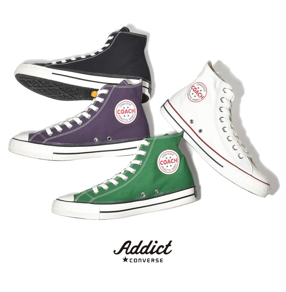 COACH CONVERSE 黒　28cmスニーカー