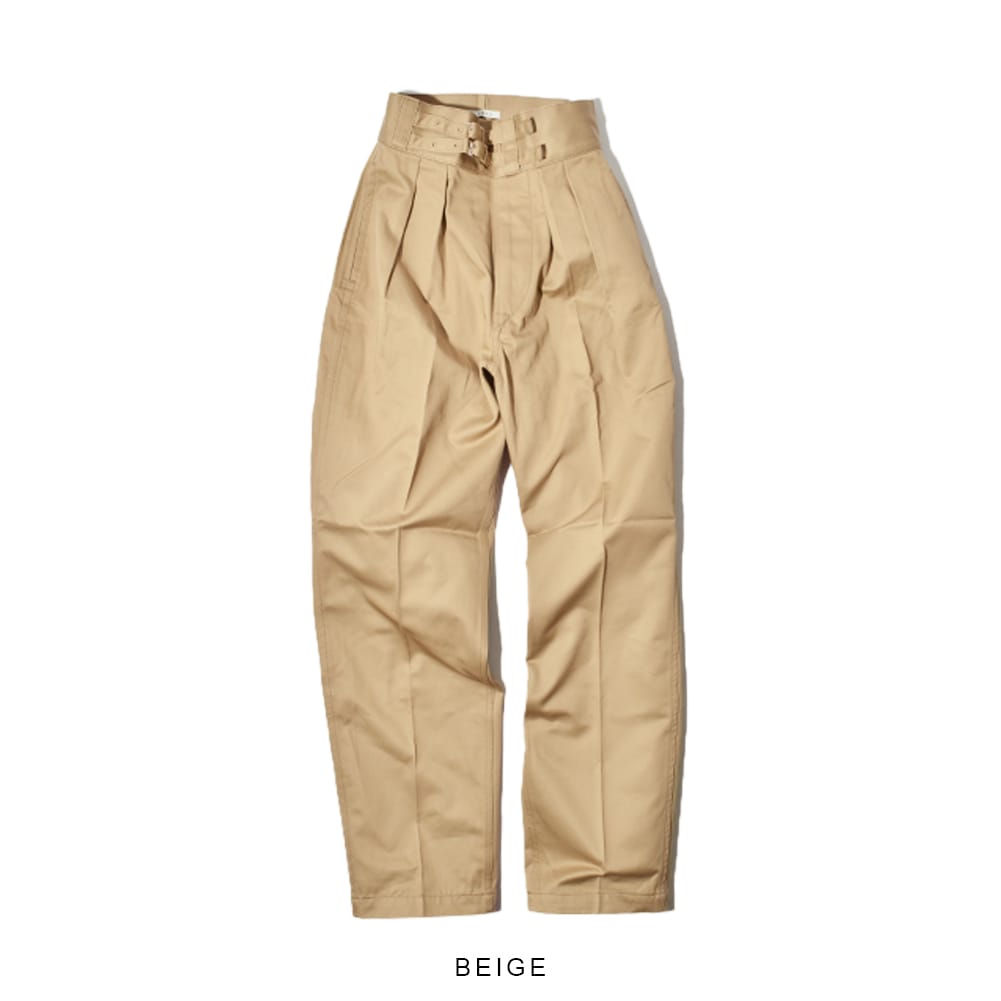 LENO / リノ】DOUBLE BELTED GURKHA TROUSERS*-