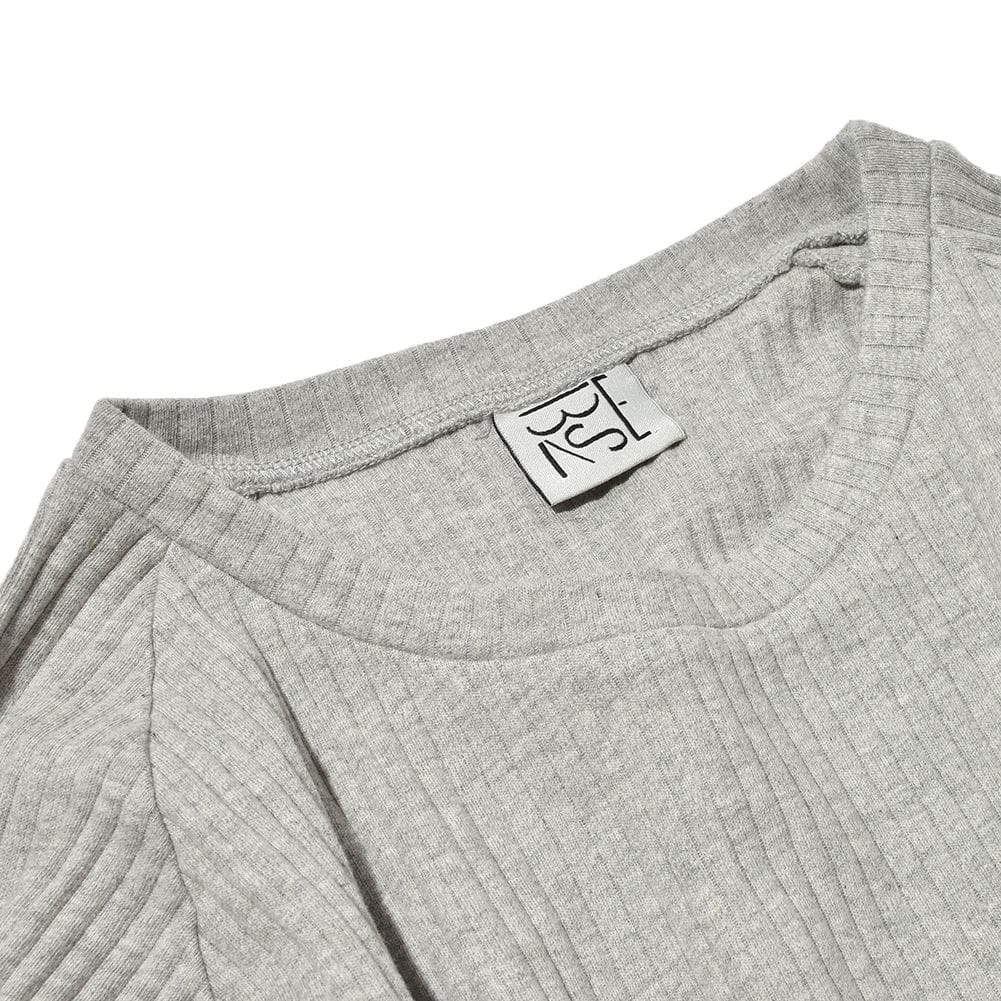 ベースレンジ Baserange BASIC SWEAT TEE-FLEECE RIB ベーシック