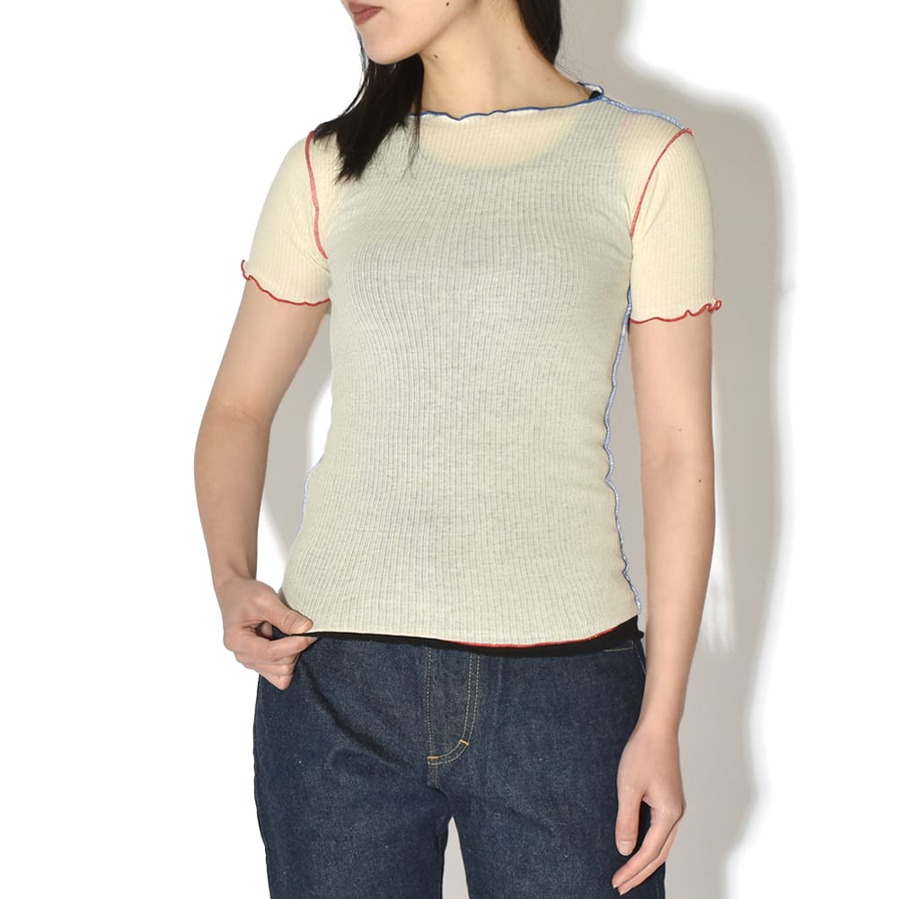 ベースレンジ Baserange SHAW TEE-FLEECE RIB シャウ Tシャツ