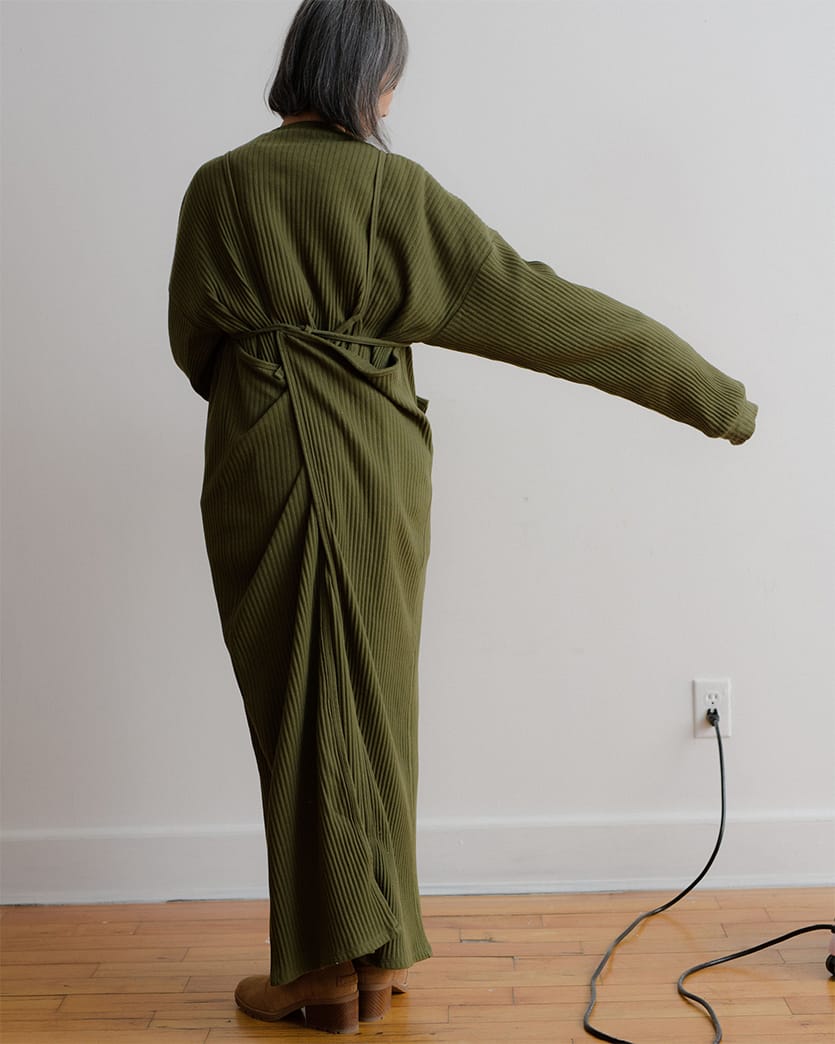 BASERANGE/SHAW LONG SLEEVE KAFTAN|シャウ ロングスリーブ カフタン