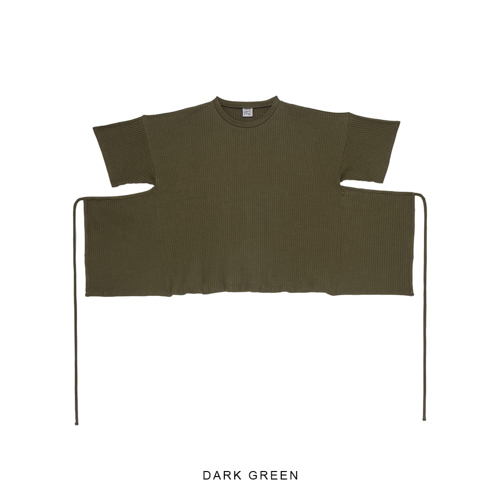 Baserange ベースレンジ SHAW TEE-FLEECE RIB シャウ Tシャツ