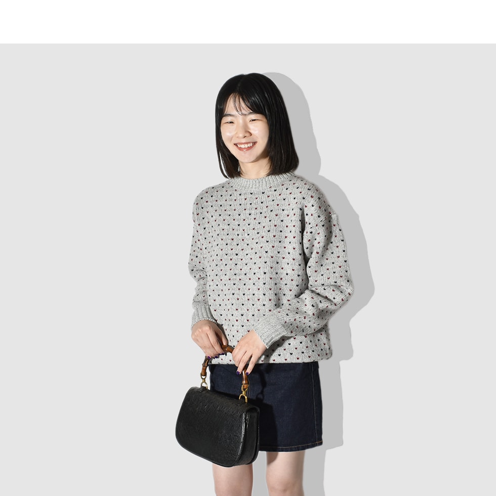 LENO リノ BIRD'S-EYE JACQUARD SWEATER バーズアイ ジャガード