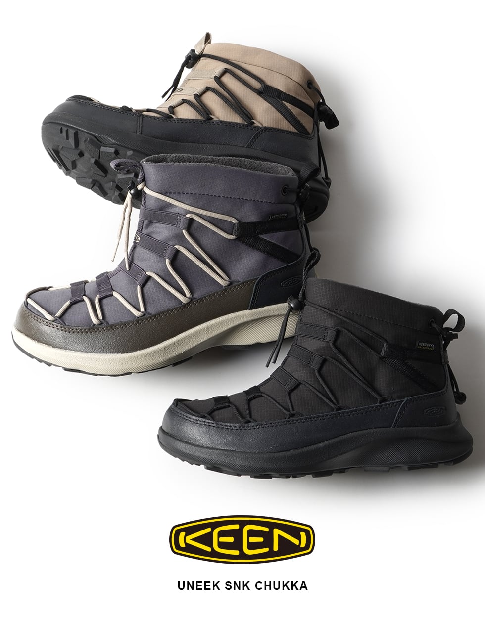 KEEN キーン メンズ ユニーク スニーク チャッカ ウォータープルーフ