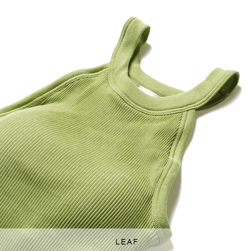HAKUJI ハクジ Twist cotton bra tank ツイスト コットン ブラ