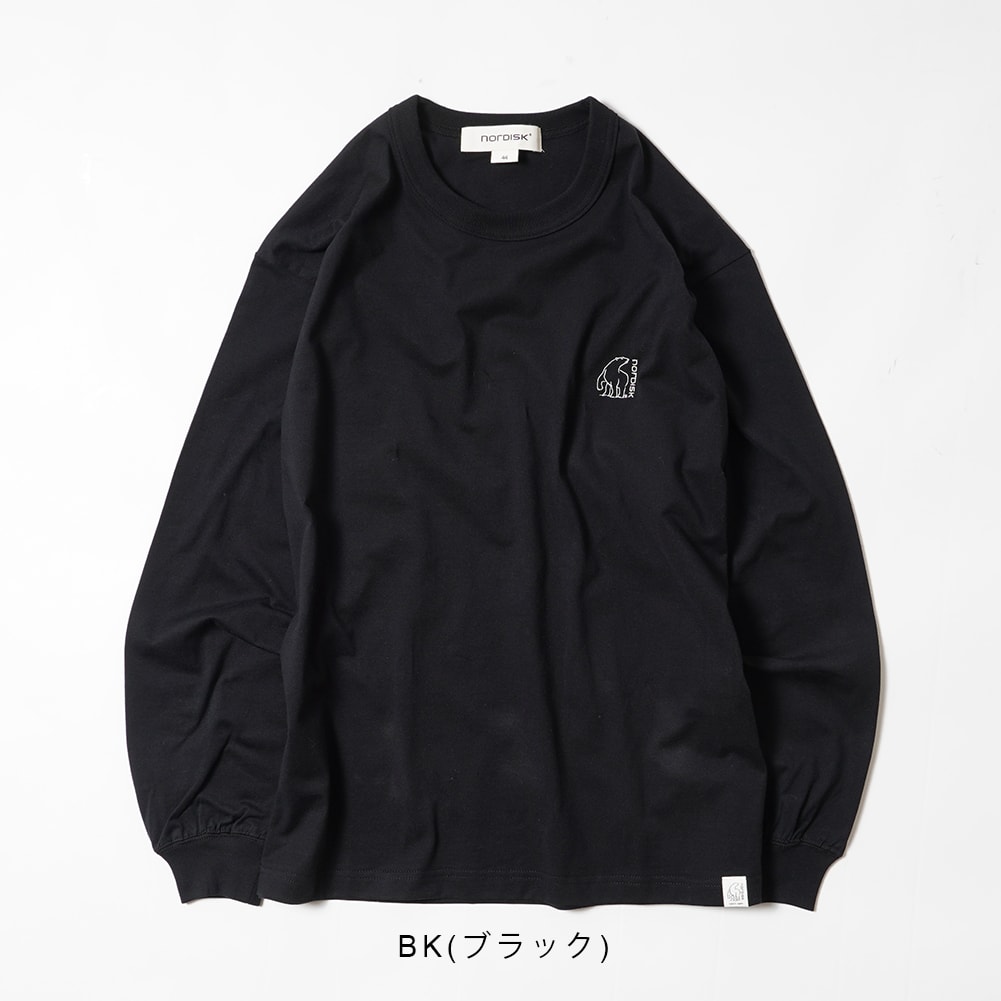 NORDISK ノルディスク BEAR EMBROIDERY LOGO L/S TSHIRT ベアー エン