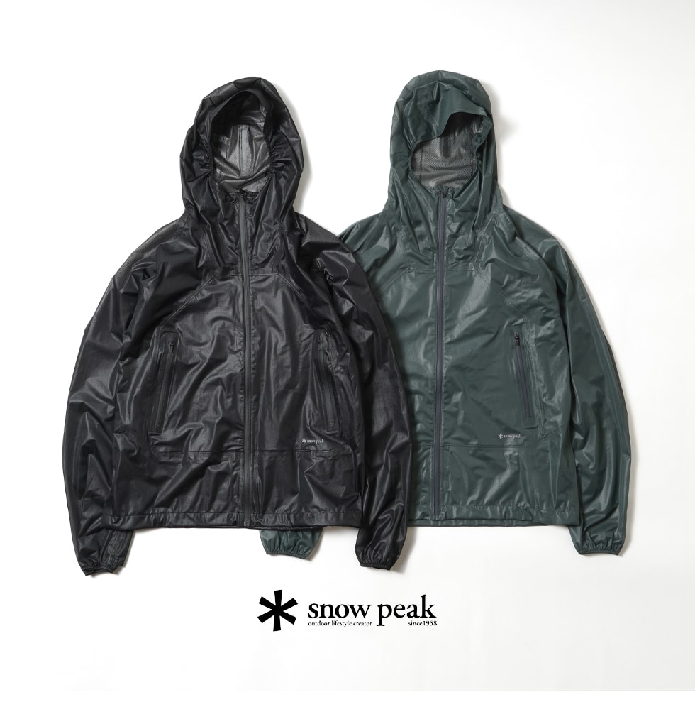 Snow Peak スノーピーク Light Packable Rain Jacket ライト