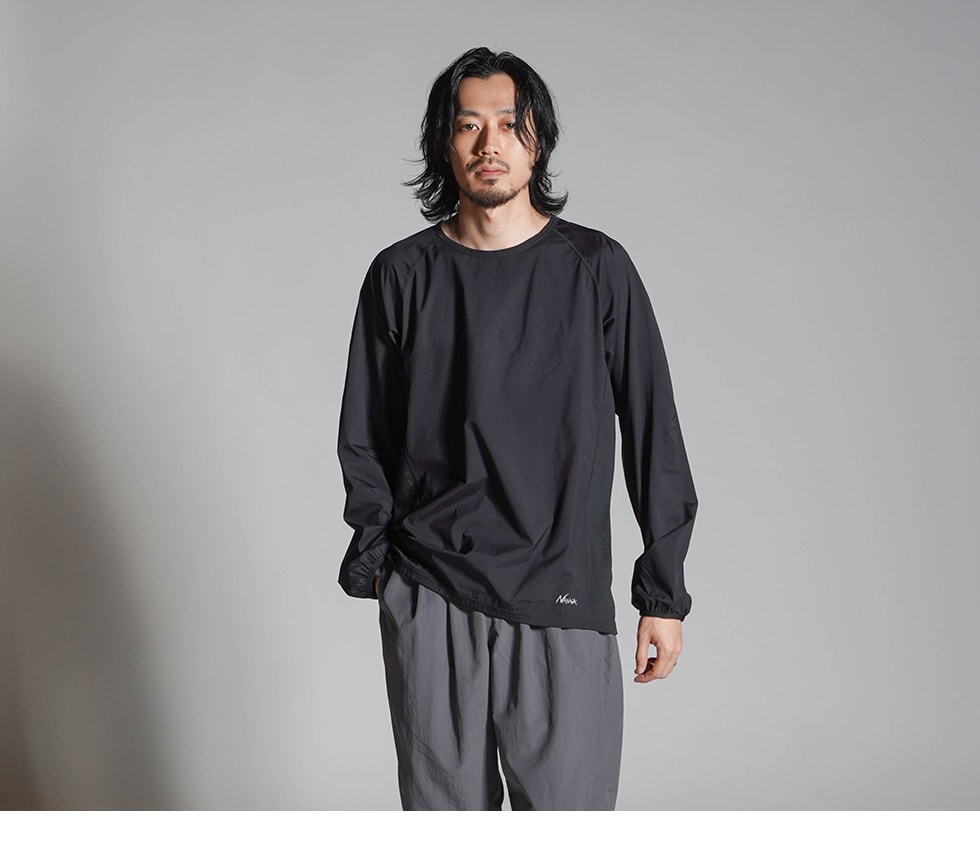 NANGA ナンガ HYBRID TECH HIKE L/S TOPS ハイブリッド テックハイク