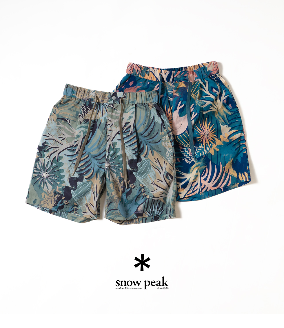 Snow Peak(スノーピーク)/Printed Breathable Quick Dry Shorts