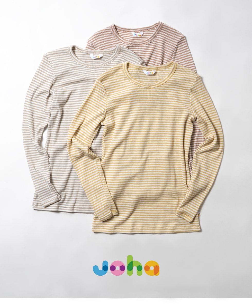 joha(ヨハ)/WOOL SILK BLOUSE(ウール シルク ブラウス)/カットソー