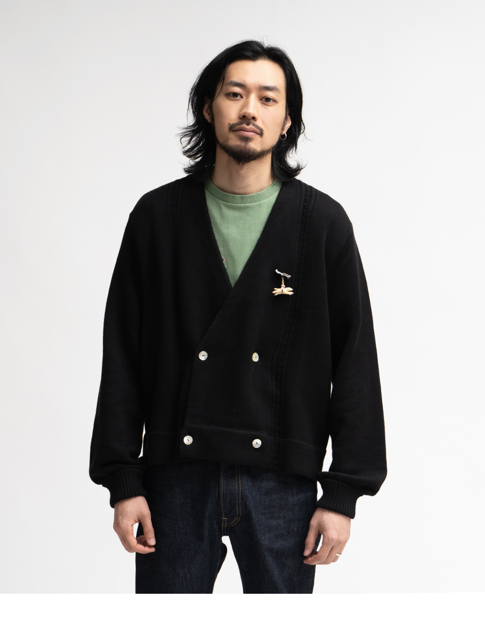 BODE(ボーディ)/Double Breasted Cardigan（ダブルブレスト