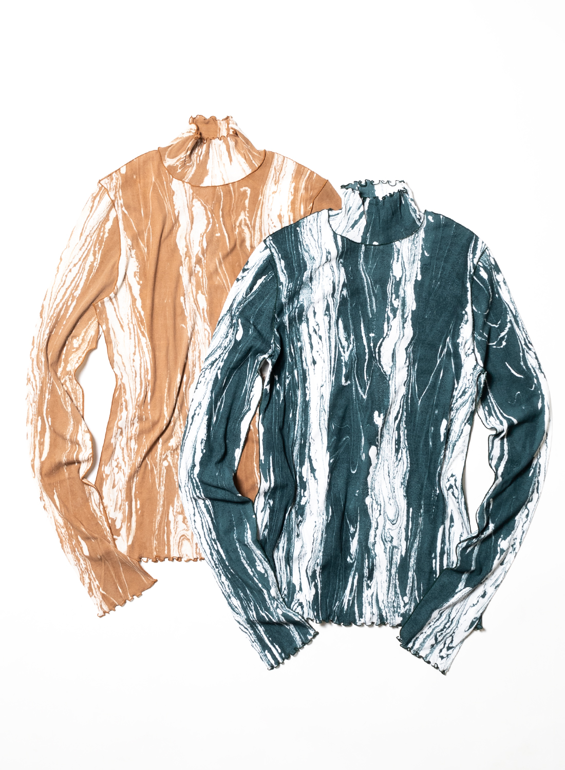HAKUJI(ハクジ)/Print sheer rib H/N PO(プリント シアー リブ
