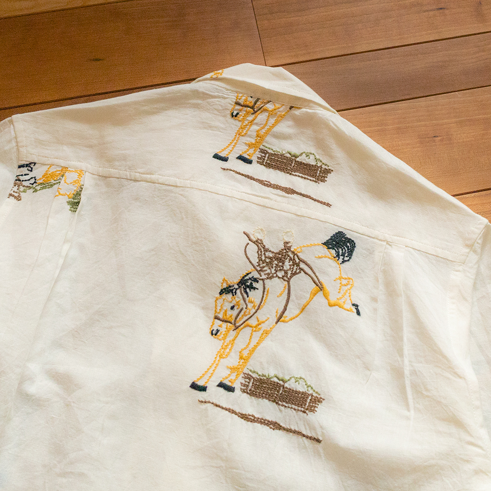 BODE(ボーディ)/EMBROIDERED BUCKAROO LS SHIRT（エンブロイダード