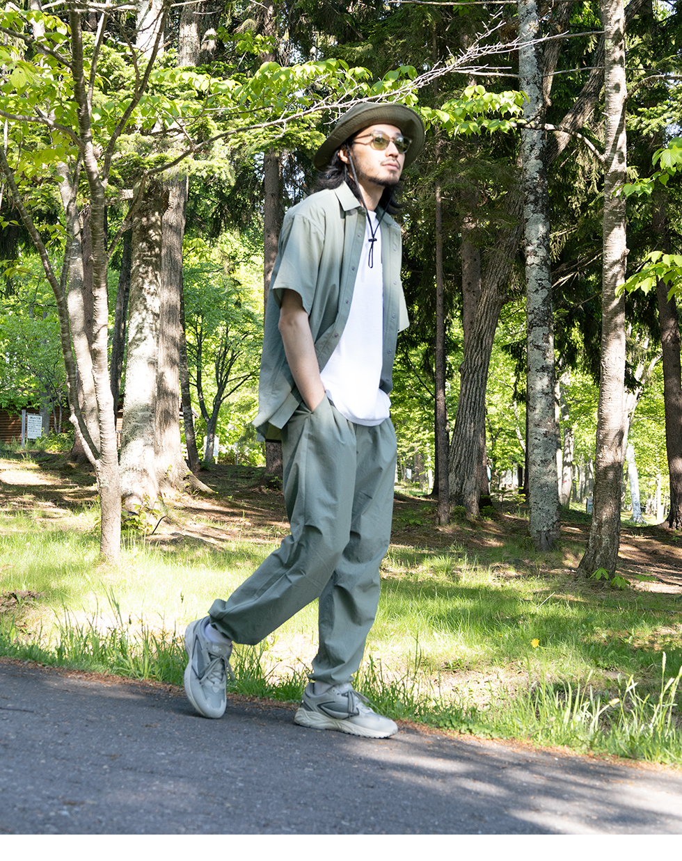 NANGA(ナンガ)/ AIR CLOTH COMFY S/S SHIRT(エアクロスコンフィー S/S