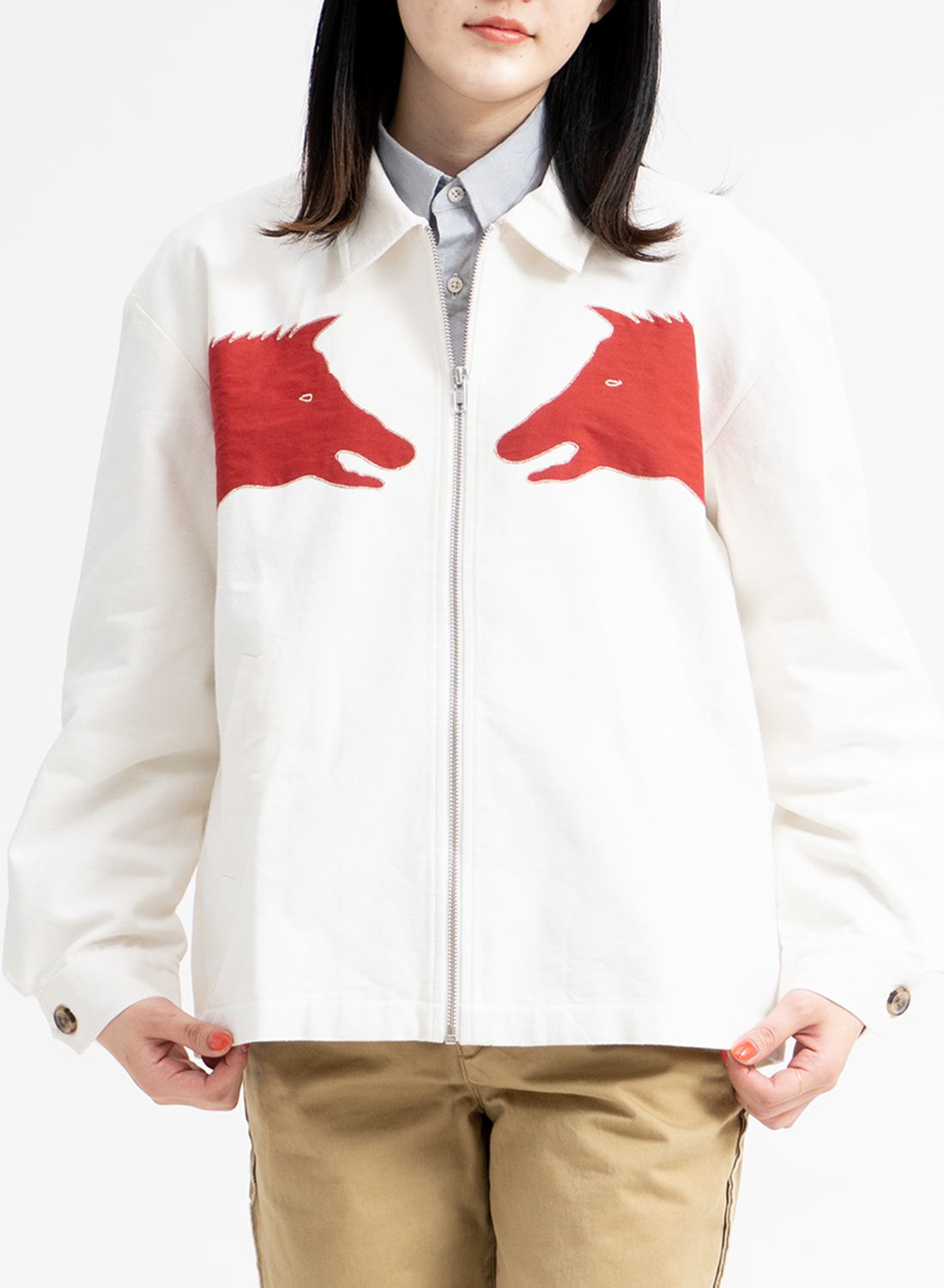 【お値下げ中】ameri プードル ボアジャケット FIRST DOWN USA | ボアジャケット | BOA FLEECE JACKET