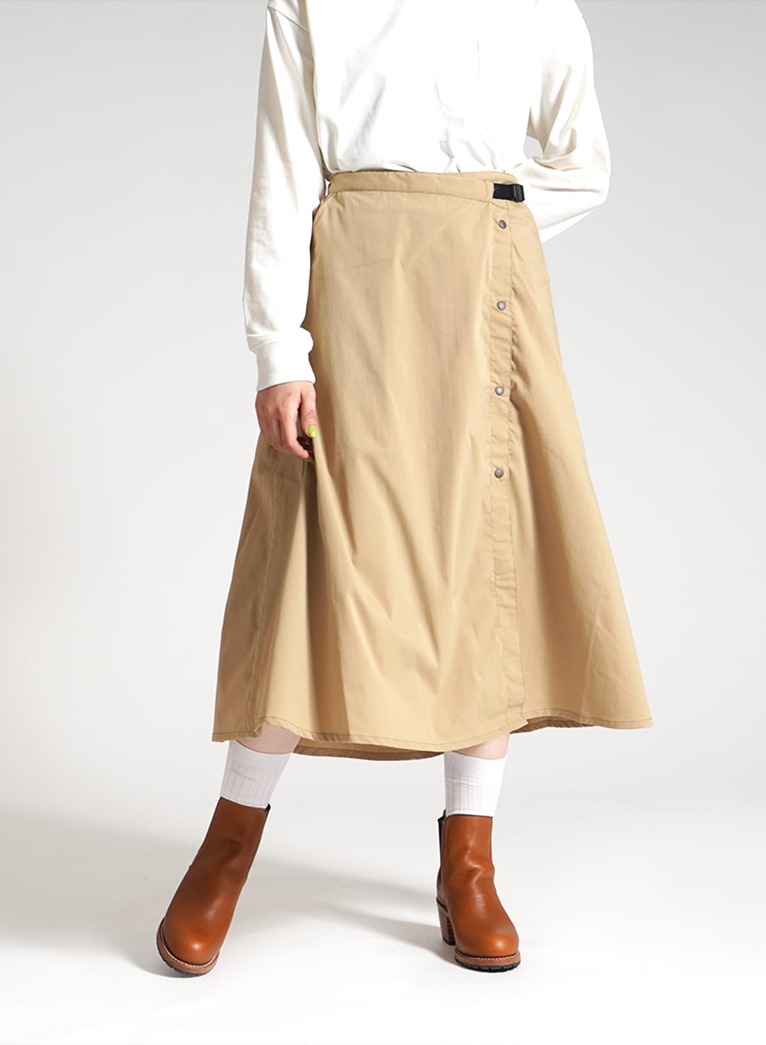 クリスチャンワイナンツ　ラップスカート NANGA ナンガ HINOC RIPSTOP WRAP SKIRT W ヒノックリップス