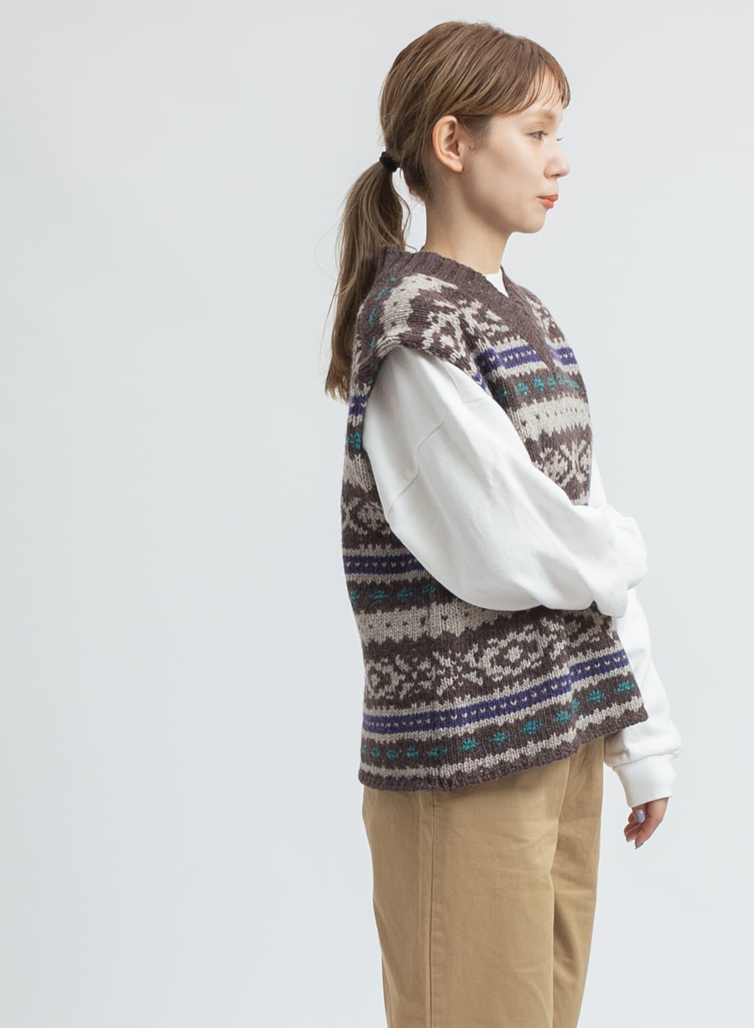 Shinzone(シンゾーン)/FAIR ISLE VEST(フェア アイル ベスト)/ベスト