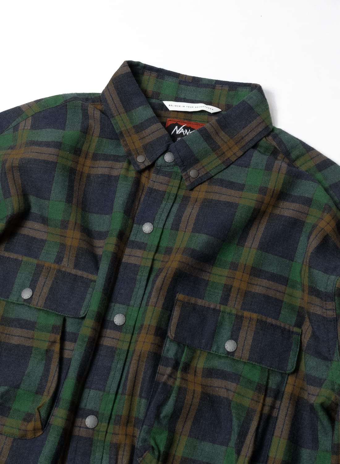 NANGA(ナンガ)FADE PLAID CAMP SHIRT(フェード プレイド