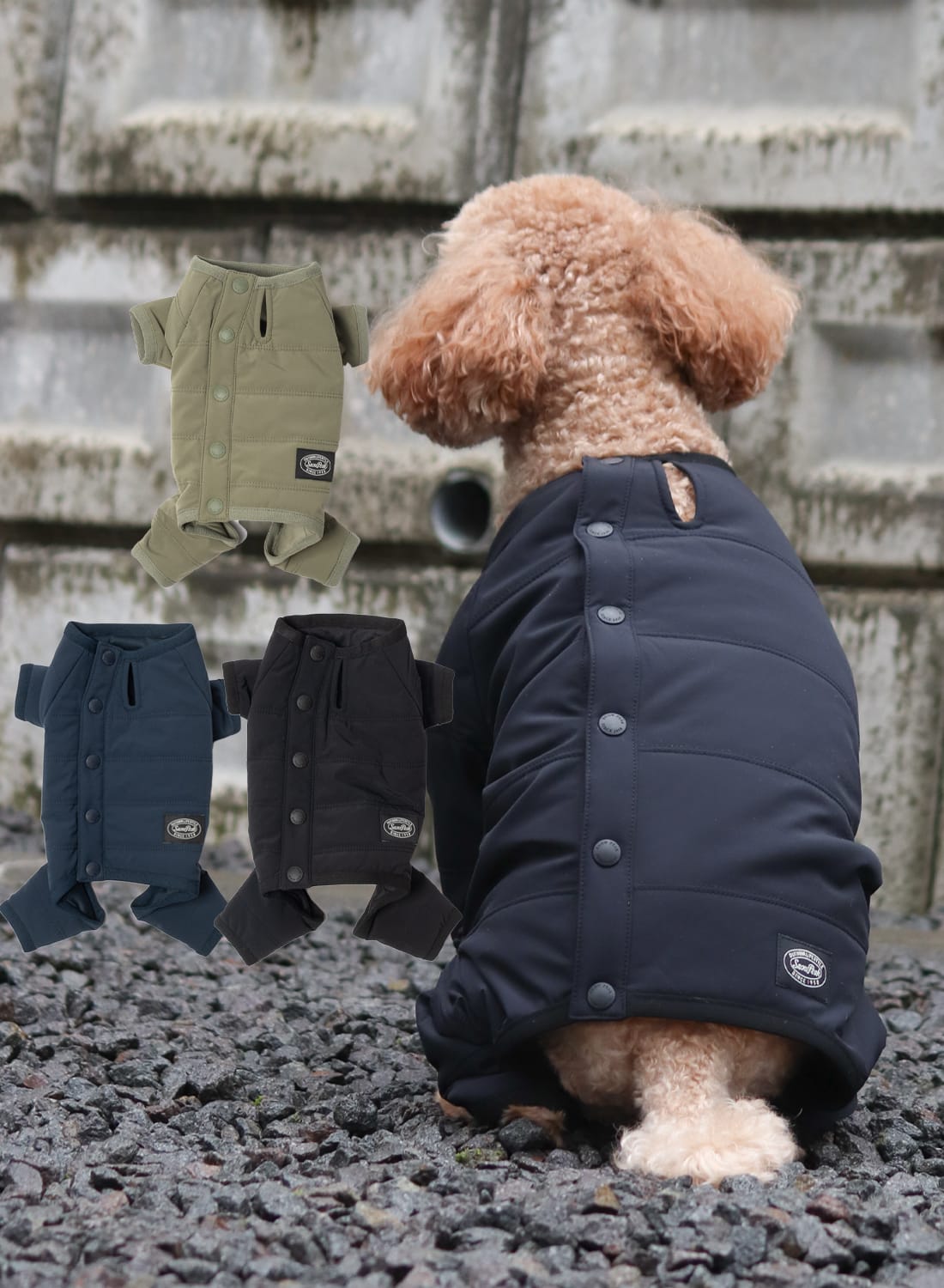 犬服・アクセサリー Snow Peak Dog Flexible Insulated Jacket ds-23au001-as.jpg