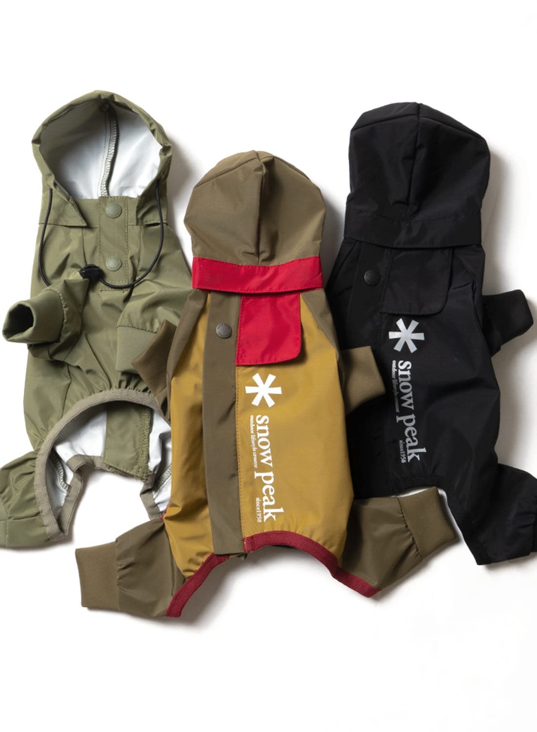 snow peak 犬用レインコート 黒 セール】SP Dog Rain Jacket 犬服 ドッグウェア（ペットウェア