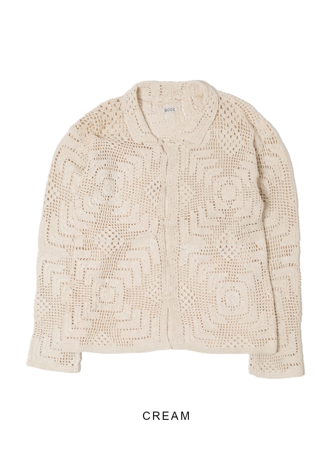 BODE Overdye Crochet Shirt レースシャツ 24SS mrf23kt041-i1.jpg