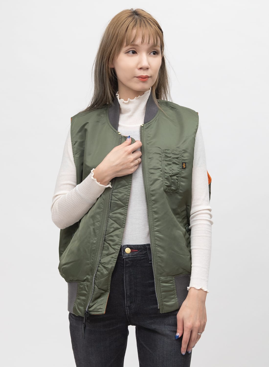 ALPHA INDUSTRIES アルファ インダストリーズ MA-1ベスト MA-1