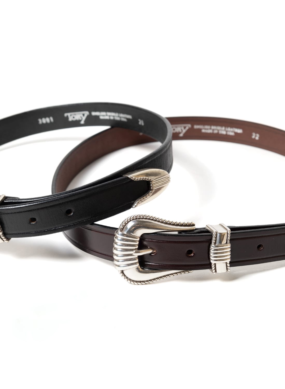 TORY トリーレザー ベルト 32 スタッズ 本革 TORY LEATHER(トリーレザー) レザースタッズベルト ブラック