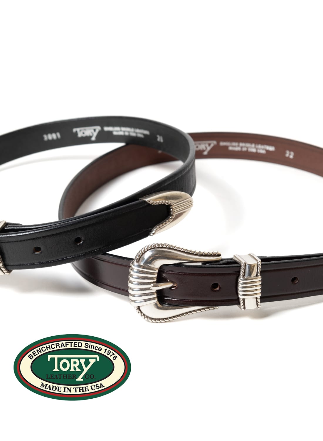 【好評得価】特別価額 新品 TORY LEATHER トリーレザー フック ベルト W30 小物