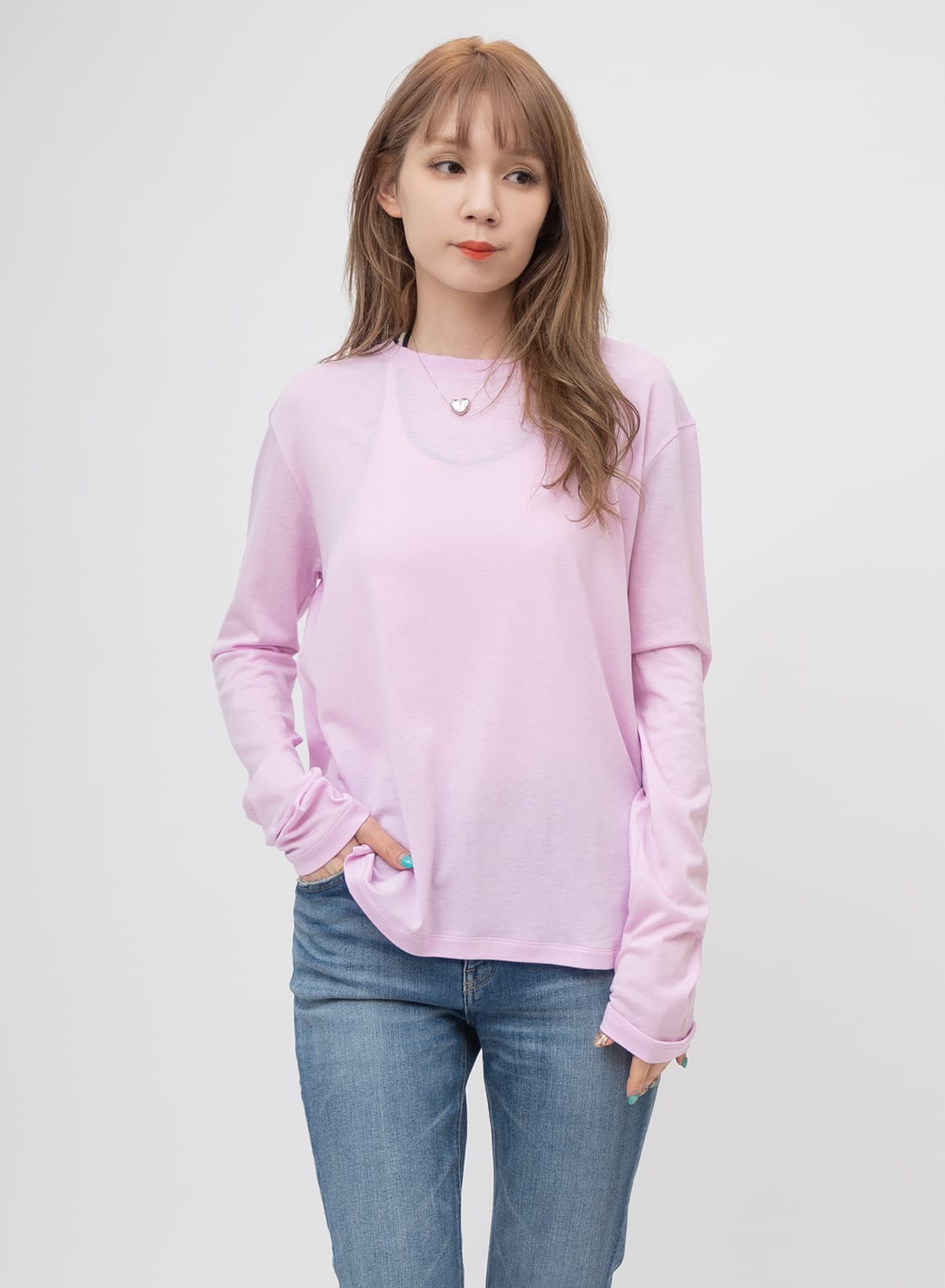 TENCEL COTTON LS PO|テンセル コットン ロングスリーブ プルオーバー