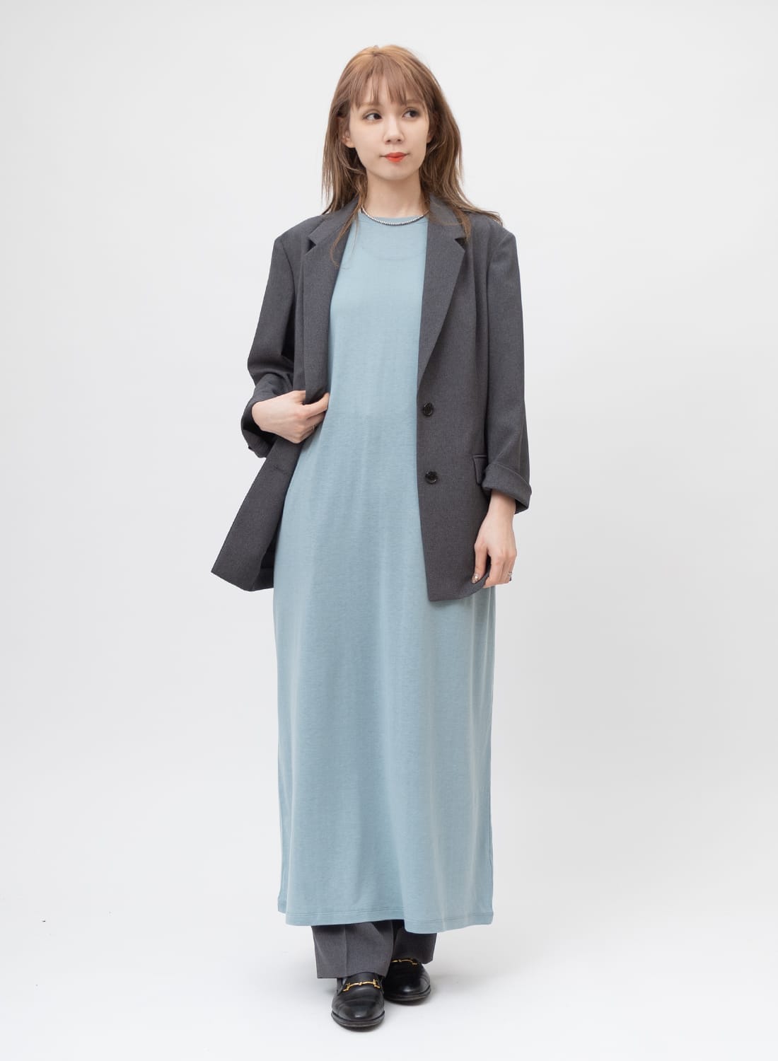 はるく HAKUJI(ハクジ)/Tencel cotton Dress(テンセル コットン ドレス
