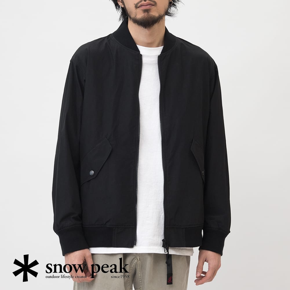 Snow Peak(スノーピーク)Light Mountain Cloth Jacket(ライト マウンテン クロス ジャケット)アウター ライトアウター ナイロンジャケッ