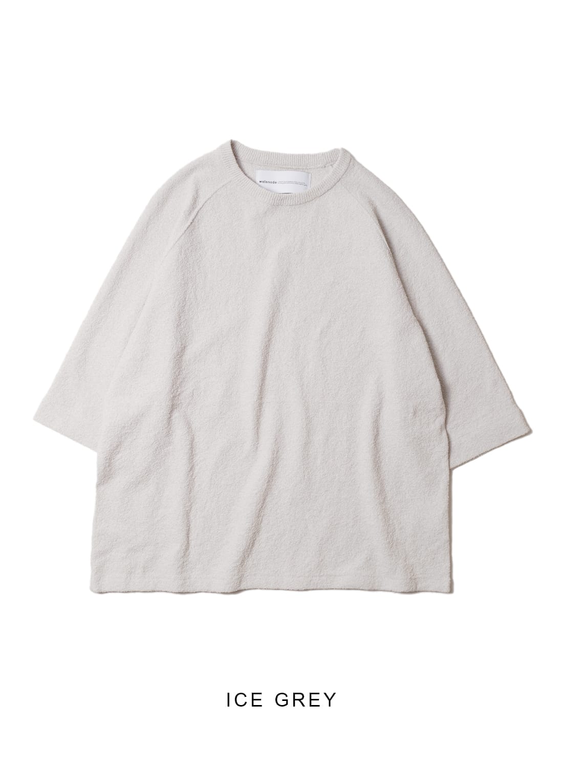 Walenode(ウェルノード)Paper boucle Raglan sleeve T(ペーパー