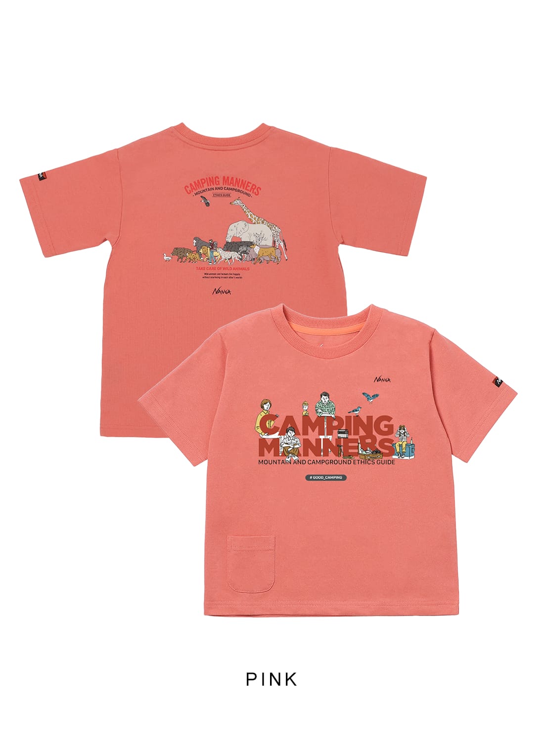 NANGA(ナンガ)/ECO HYBRID CAMPING MANNERS WILD ANIMALS KIDS