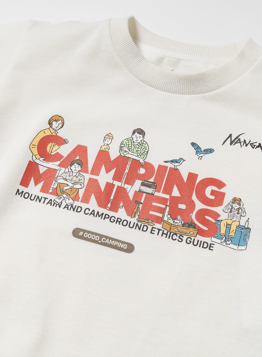 NANGA(ナンガ)/ECO HYBRID CAMPING MANNERS WILD ANIMALS TEE