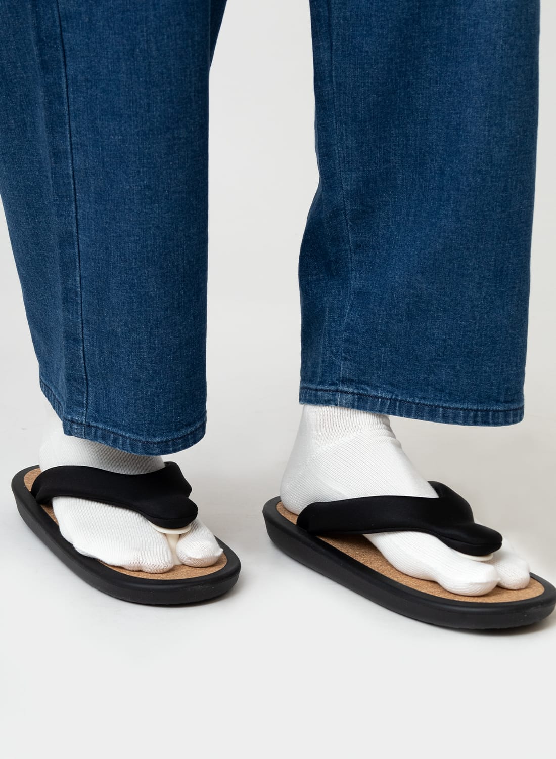 JOJO ネイビー 下駄　M26.5〜28cm向け JOJO ネイビー 下駄 M26.5〜28cm向け