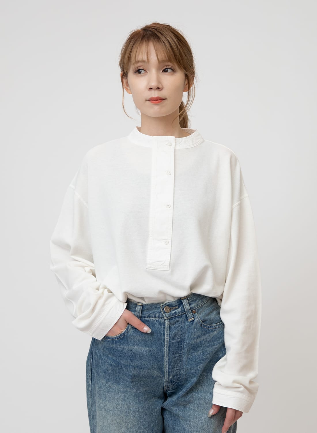 SHINZONE/MILITARY HENLEY PULLOVER|ミリタリー ヘンリー プルオーバ