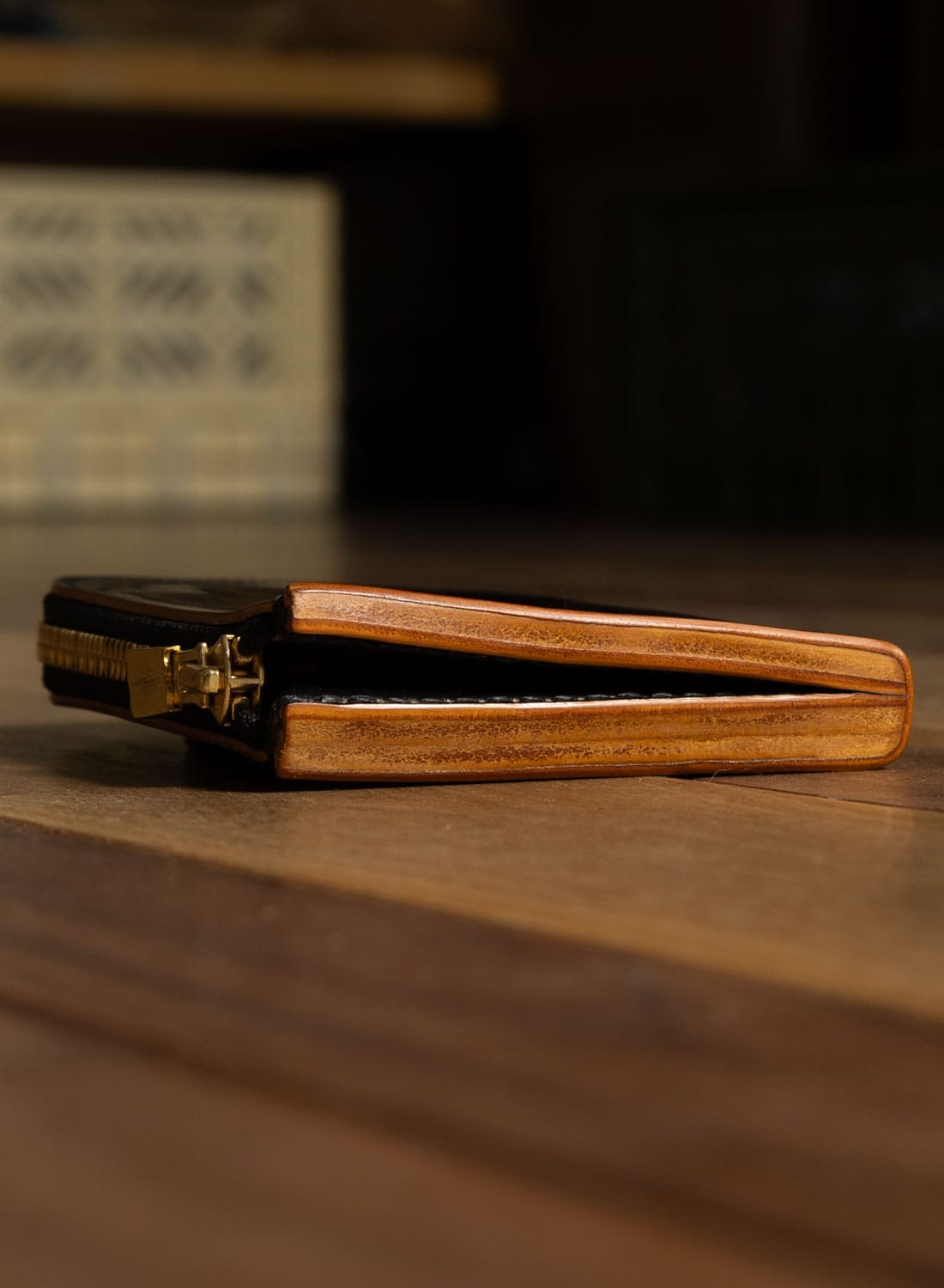 ニコ　ローリングダブトリオ　L字ウォレット　コードバン　日本製　箱付き ニコ ローリングダブトリオ L字ウォレット コードバン 日本製 箱付き