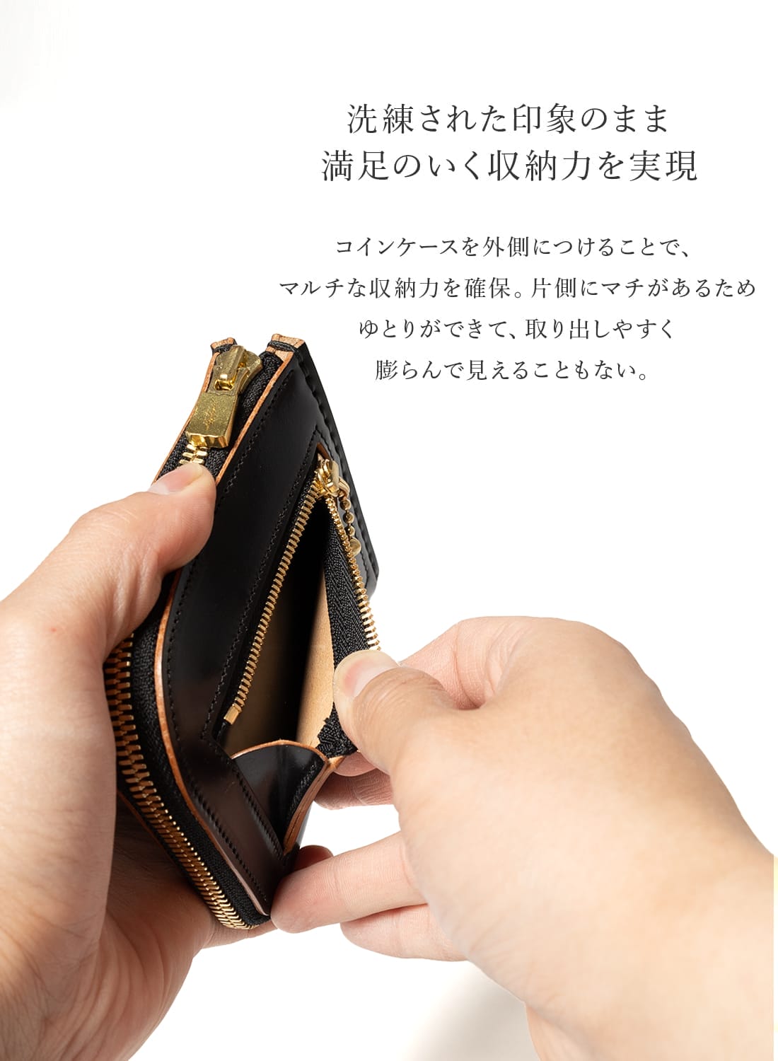 ⭐︎塩味⭐︎ GANZO CORDOVAN2 ガンゾ コードバン2 小銭入れ付 折財布 57879