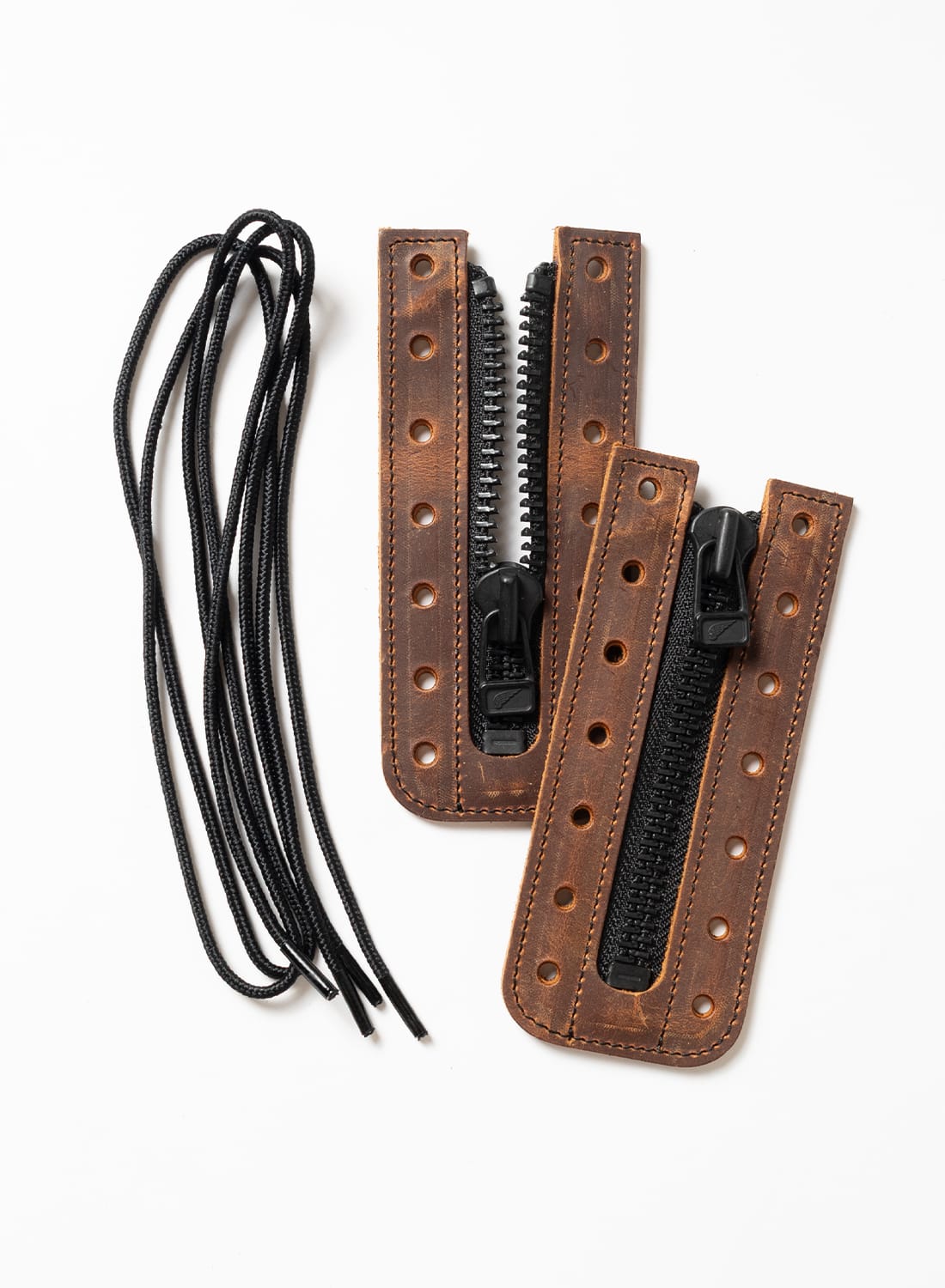 レッドウイング　ジッパーユニット　初期　slate W】Boots Leather Zipper Unit / 6-inch Black Boundary