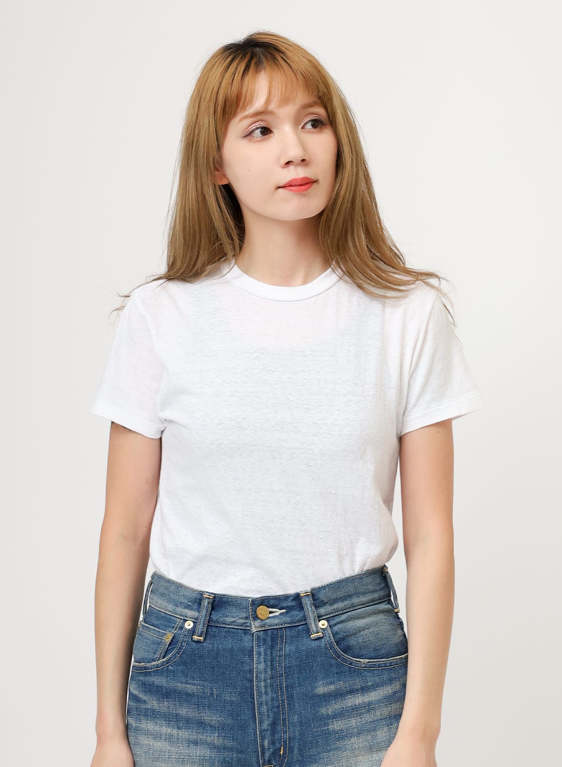 ★さーちゃん★新品タグ付 ティグル 20天竺 丸襟オープンポロTシャツ ティグルブロカンテ 20天竺 丸襟オープンポロTシャツ | TIGRE