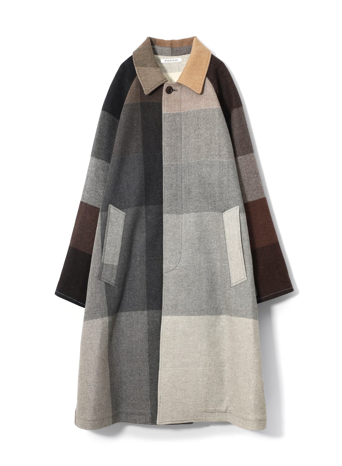 セブンバイセブン 7×7 ピーコート 中綿入り SEVEN BY SEVEN(セブンバイセブン)REWORK BAL COLLAR COAT