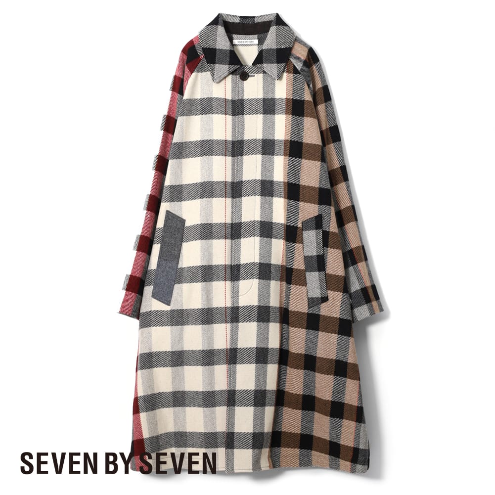 800-4210190-m-sz[商品説明]１、このロング丈のバルカラーコートはマス見本（衣服が本格的に生産される前の生地見本）で生地色を選ぶ際のカラースワッチ（布地を染める場合の色見本）で使われてい