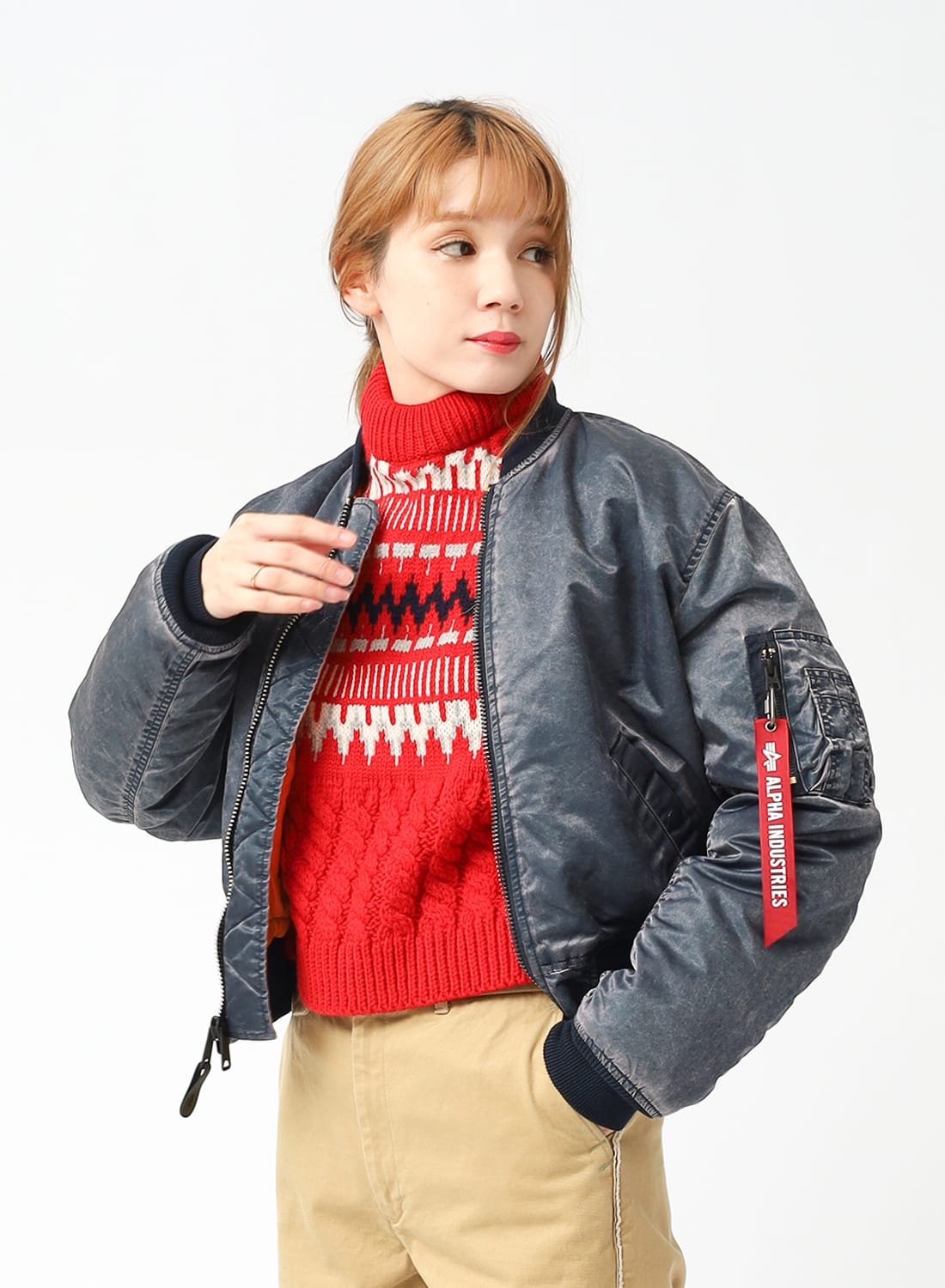 ALPHA INDUSTRIES MA-1 フライトジャケット スクラッチ Alpha Industries（アルファ・インダストリーズ） MA-1 フライト