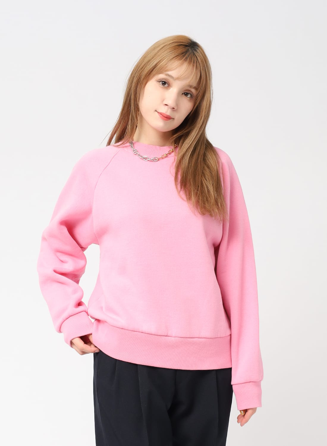 THE SHINZONE COMMON SWEAT ピンク コモンスウェット Shinzone（シンゾーン）】 COMMON SWEAT スウェット