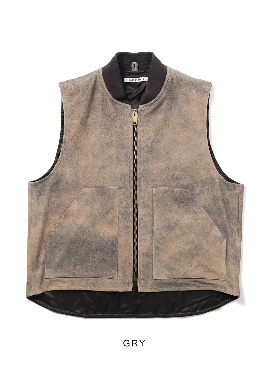 10%OFFクーポン対象】LEATHER WORK VEST|レザーワークベストレザー